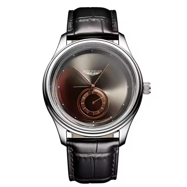 Reloj De Pulsera Para Hombre Marca Top Lujo Negocios Impermeable Reloj De Cuarzo Con Correa De Cuero Estilo Casual Y Moda Reloj De Manos Handsome 2025 Nuevo - 1