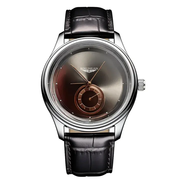 Reloj De Pulsera Para Hombre Marca Top Lujo Negocios Impermeable Reloj De Cuarzo Con Correa De Cuero Estilo Casual Y Moda Reloj De Manos Handsome 2025 Nuevo - 1