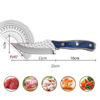 Cuchillo De Cocina 8.2 Pulgadas Con Mango De Madera Sólida Acero Inoxidable Para Uso En Exteriores Camping Barbecue Familiar - details 6