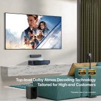 Barra de Sonido ULTIMEA Poseidon D60 con Subwoofer, Dolby Atmos 5.1, Máximo 410W, Sistema de Sonido Envolvente 3D, Barra de Sonido para TV con Subwoofer, BASSMAX, 2 Altavoces Traseros, Soundbar Bluetooth 5.3 con Graves Ajustables - details 11