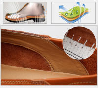 Zapatos De Cuero Genuino Para Hombre Casual Lujo Mocasines Suaves Transpirables Botines Slip on Barco Talla Grande 37-47 - details 7