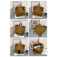 Bolso De Hombro Para Mujer De Lona De Alta Calidad 2023 Bolsa De Compras Estudiantes Bolso De Libros De Algodón Gran Tote Para Niñas Monedero - details 36