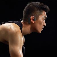 Auriculares de conducción ósea with Bluetooth, inalámdricos, Estéreo, de alta fidelidad, with Microphone (Negro) - details 3