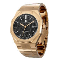 Reloj De Hombre SAPPHERO Oro Rosa Lujo Acero Inoxidable Resistente Al Agua Moda Deportiva Calendario Luminoso Regalo Elegante - details 38