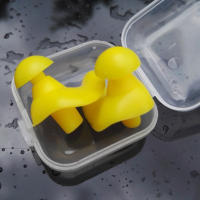 Tapones Para Oídos De Silicona Para Deportes Acuáticos Y Natación Accesorios Portátiles Impermeables Y Antipolvo Con Caja Tapones Para Diversión Subacuática - details 3