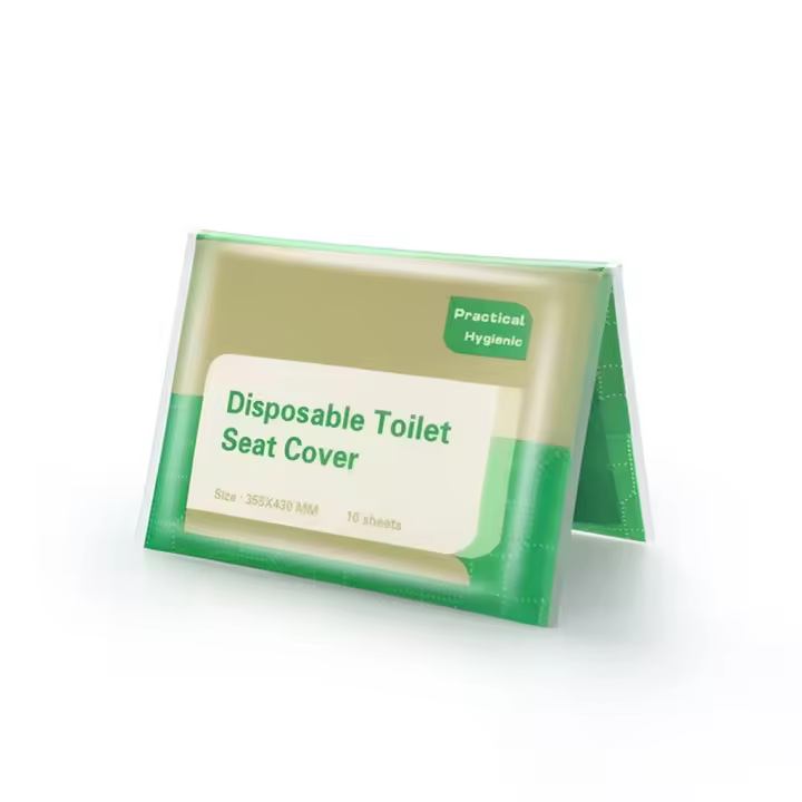50pcs Fundas De Asiento De Inodoro Desechable 10pcs Impermeables Solubles Para Seguridad Viaje Camping Hotel Accesorios De Baño Portátiles - 1