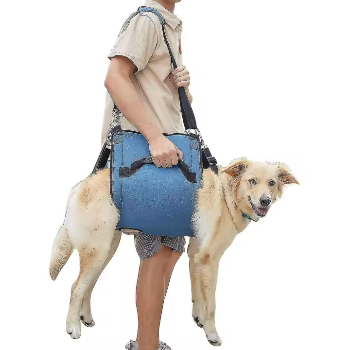 Dog Carry Sling, Emergency Backpack Pet Legs Support & Rehabilitation Dog Lift Harness For Nail Trimming, Dog Carrier For Senior Dogs Joint Injuries - 1