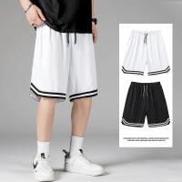 Shorts De Verano Para Hombres Pantalones Deportivos Casuales De Cinco Puntos Tendencia Pantalones De Baloncesto Sueltos Malla Sección Delgada Outer Wear - details 3