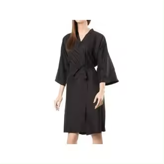Kimono Poliester Clienta Negro Eurostil - 1