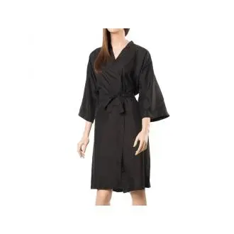 Kimono Poliester Clienta Negro Eurostil - 1