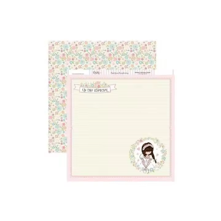 DAYKA TRADE                         PAPEL SCRAP DAYKA 2 CARAS 30,5x30,5cm COMUNIÓN 179 - 1