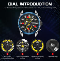 Reloj De Pulsera Deportivo Militar Para Hombre MEGIR Resistente Al Agua Con Correa De Silicona Azul Lujo Marca Top Mano Luminosa - details 3
