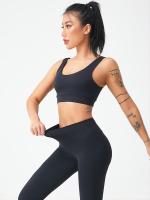 Pantalones De Yoga Para Mujer Cintura Alta Levanta Glúteos Micro-Comprimidos Deporte Entrenamiento Fitness Running - details 4
