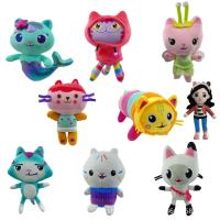 Muñeca De Peluche Gabby Casa De Muñecas Dibujos Animados Gato Sonriente Juguete Para Niñas Regalos De Cumpleaños Animal De Peluche - details 0