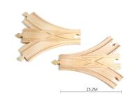 Accesorios De Pista De Tren De Madera Compatible Con Todas Las Marcas De Trenes Pista De Ferrocarril De Madera Para Juegos Educativos Para Niños Aged 4-6 - details 18