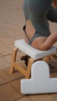 Naturyoga l Silla para posturas Invertidas de Yoga l Estabilidad l Resistencia l Madera Natural - details 2