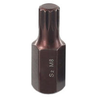 Juego De 5 Piezas De Puntas De Destornillador Estrella De 30mm Longitud Acero De Aleación Taza Hexagonal De 10mm Para Herramientas De Destornillador De Impacto - details 3