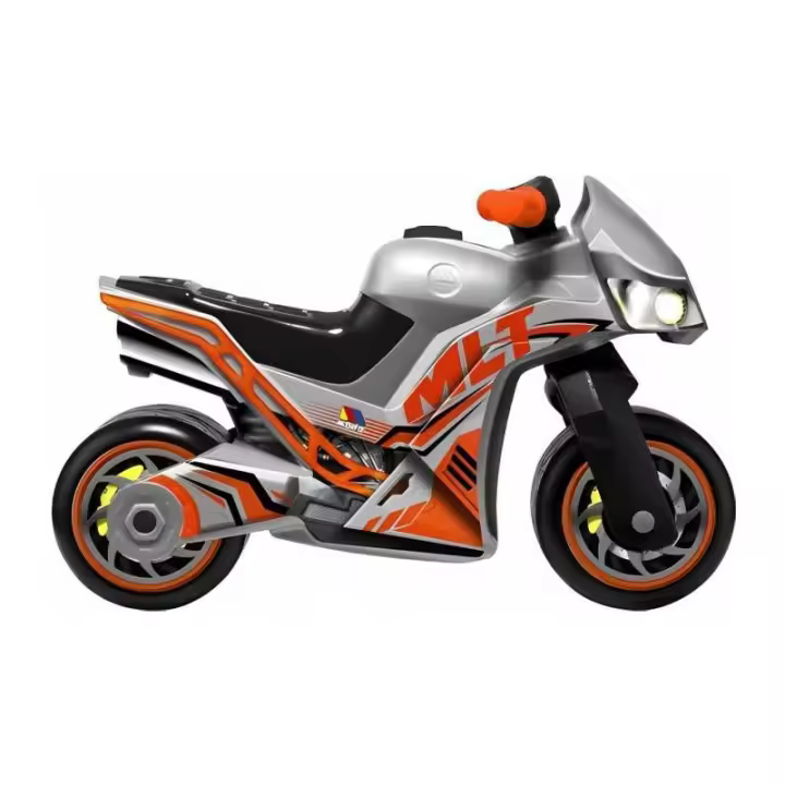 Molto - Correpasillo Moto Premium Plata con Altura del Asiento de 35cm - 1