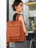 Mochila de verano para mujer, nueva mochila de moda para damas, mochila de viaje de ocio de gran capacidad, mochila escolar de superficie suave para estudiantes a la moda - details 15