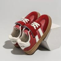 Zapatillas Casuales Para Niños Y Niñas Negras Con Suela Suave Antideslizante Alemanas Para Entrenamiento Unisex Cuero PU Todas Las Estaciones Rojo Moda Otoño Invierno Zapatos Bebé Niños - details 19
