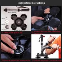 Equipo de entrenamiento de fuerza del brazo, aparato de entrenamiento del antebrazo, aparato de entrenamiento de la muñeca, aparato de ejercicio muscular, aparato de fitness doméstico adecuado para profesionales y no profesionales - details 4