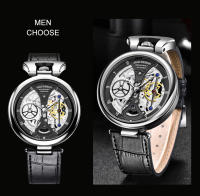 Reloj De Cuarzo LIGE Creativo Para Hombre Resistente Al Agua Y Al Choque Con Correa De Cuero Estilo Casual Fecha Automática Caja Incluida Relogio Masculino - details 2