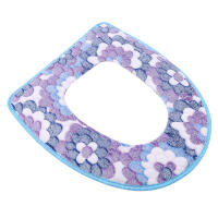 Cubierta De Inodoro Flannel Invierno Cálida Con Estampados Almohadilla De Comodidad Suave Para Baño Accesorio Esencial - details 14