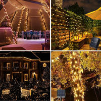 Luces De Hada Solar Impermeables Para Exterior 10m/20m/30m/100Metros Decoración De Navidad Y Fiesta Cinta De Luces LED Autocontenida Para Jardín - details 6