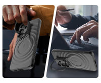 Funda Magnética De Lujo Para Samsung Galaxy S25 Ultra plus Con Soporte Para Lentes Plegables Y Carga Inalámbrica Magsafe Cubierta Suave Mate Protectora Contra Golpes Y Arañazos - details 8