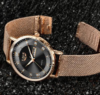 Reloj De Mujer LIGE Moda Ultrafino De Lujo Con Correa De Malla Cronógrafo Cuarzo Deportivo Casual Fecha Resistente Al Choque Manos Luminosas Agua Resistente - details 22