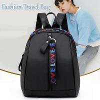 Mochila De Moda Para Mujer Casual Bolso De Hombro Escolar Material Principal Nylon Con Lining De Acrílico Sistema De Porta Cómodo - details 0