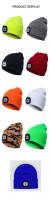Gorro De Invierno LED Con Luz Recargable Por USB Unisex Gorro Caliente Con Farol De Cabeza Para Noche Capa De Luz De Flashlight Tejido - details 2