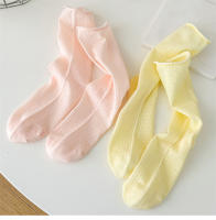 Calcetines Para Mujer Verano Delgados Color Caramelo Hueco Suéter Casual Básico Dulce Moda Largo Cómodo Talla Única Color Sólido - details 8