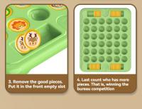Juego De Ajedrez Clásico Animal Estrategia Tablero Juguete De Aprendizaje Y Memoria Para Niños Juego De Razones Lógicas - details 6
