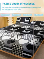 Sábana Ajustada De Corazón Geométrico Sencillo Y Moderno En Acabado Mate Sin Fundas De Almohada Para Dormitorio - details 4