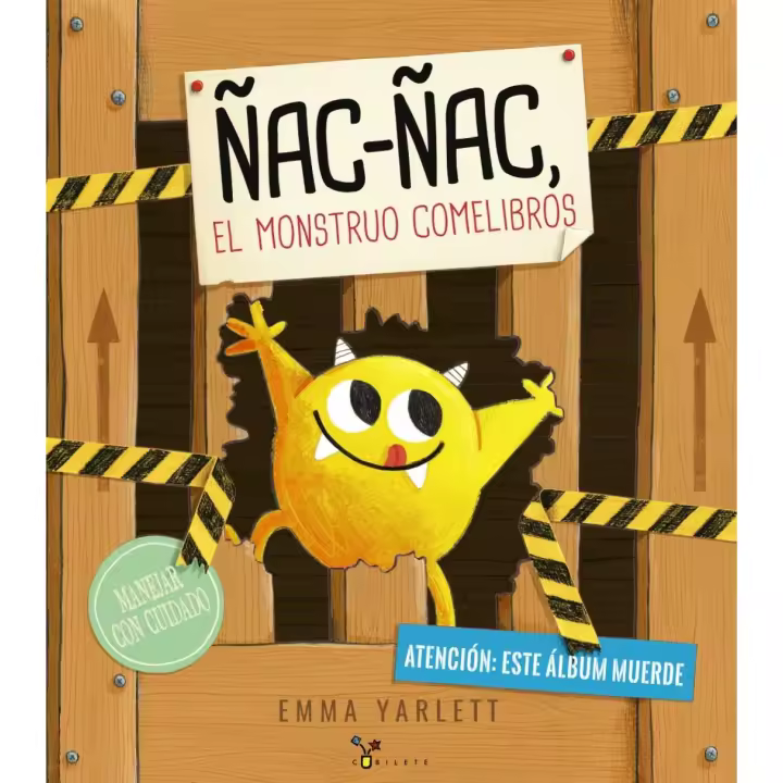 Libro ñac-ñac, EL MONSTRUO COMELIBROS. Editorial BRUÑO Año 2016 Autor YARLETT, EMMA ISBN 9788469604915 - 1