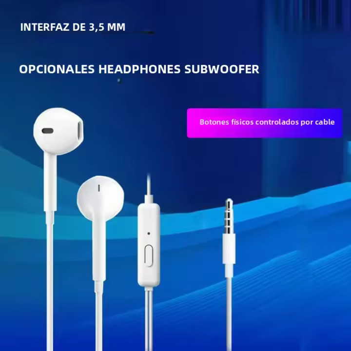 A2 Auricular Inalámbrico Para Huawei Apple Xiaomi Con Interface 3.5 Y Cancelación De Ruido Activa Estilo Gancho Para Móvil - 1