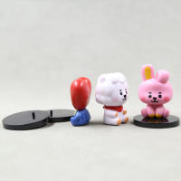 Figuras BT21 De 6cm 7pcs Mini Figura Kpop Coreana Creativas Accesorios De Escritorio Juguete Para Niños Regalo De Cumpleaños - details 8