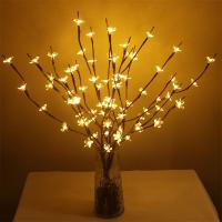 Lámparas Decorativas De Ramas De Sakura Con 20 LED Para Decoración De Casas Y Fiestas Boda DIY Cadena De Luces Sin Pilas Incluidas - details 3