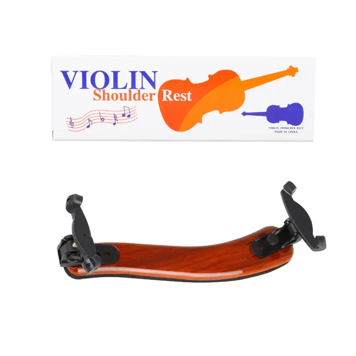 Soporte De Hombro Para Violín De Alta Calidad Con Colchón De Plástico Y Madera Sólida Ajustable Para 3/4 4/4 Fiddles Accesorios De Música - 1