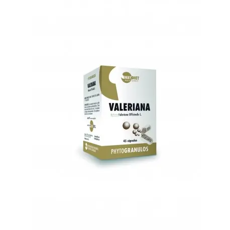 Valeriana 45 Capsulas De 400 Mg  Waydiet - 1
