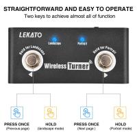 Pedal De Tuner Externo Inalámbrico Lekato Para Guitarra Looper Smartphones Y Tabletas Control De Página Efecto Pedal De Guitarra - details 5