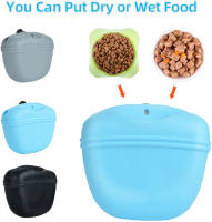 Bolsa De Alimentos Para Perro De Silicona Bolsa De Entrenamiento Para Cintura Portátil Para Mascotas Almacenamiento De Snacks Para Perros Accesorios Para Perros - details 0