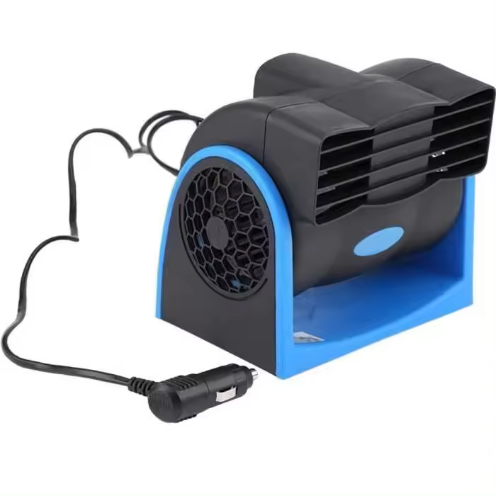 Mini ventilador para vehículo de 12 V, velocidad ajustable, aire acondicionado silencioso -BOH - 1