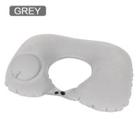 Almohada De Cuello En Forma De U Para Avión Y Coche Inflable Viaje Al Aire Libre 1Pc Material De Fibra De Bambú Relleno De Pollo - details 11