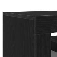 Mueble para TV vidaXL con luces LED en negro y roble de 120x35x40 cm - details 5