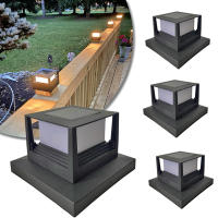 Lámpara Solar LED Impermeable Para Exterior Iluminación De Pared De Jardín Decorativa Para Camino Y Patio Luz De Columna Solar Para Jardín - details 6
