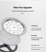 GIANXI Hacer Café a Mano Cafetera Multifuncional Filtro Para Casa Con Filtro De Té Para Preparar Café Frío Y Té Pot De Café - details 4