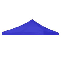Cubierta De Toldo Azul Resistente Al Agua Y UV Para Toldo Plegable De 2.9x2.9 Metros Material De Tela Oxford Protección Solar Para Acampar Y Recreación - details 5