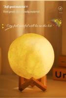 Lámpara De Noche Lunar Romántica Decoración De Habitación Luz Cálida Y Suave Regalo De Cumpleaños Para Amigos - details 1